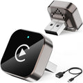 Wireless CarPlay Adapter for Apple iPhone＆Android, Small Size,Plug and Play,Fast and Stable Connection Wireless Adapter for CarPlay＆Android-No Latency to Screen