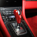 Real Carbon Fiber Gear Shift Knob Cover Trim for Porsche Macan 911 718 Panamera