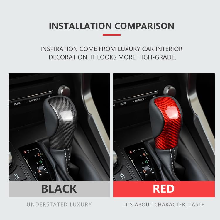 Lexus Interior Luxury Upgrade - Carbon Fiber Shifter Trim for 2013-2020 Models