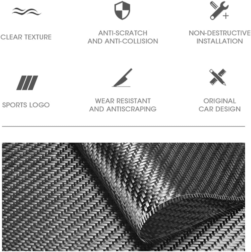 Genuine Carbon Fiber Gear Shift Knob Cover Trim for Subaru Forester & Crosstrek (2019-2023), WRX & Impreza (2018-2023) | Premium Interior Styling Upgrade