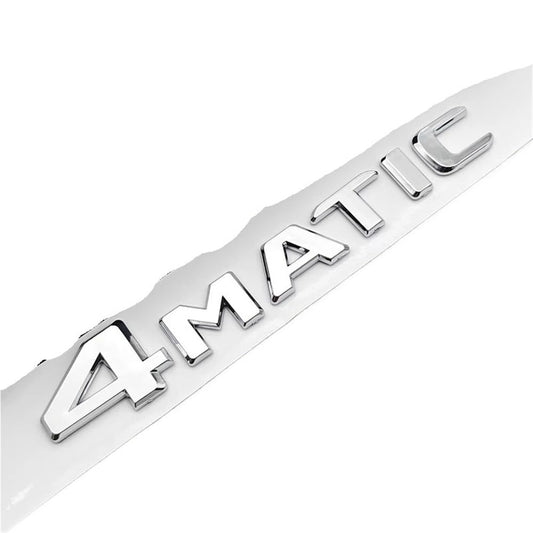 3D ABS 4MATIC Trunk Emblem Badge for Mercedes-Benz C E G S Class GLC GLS - AutoGearHub