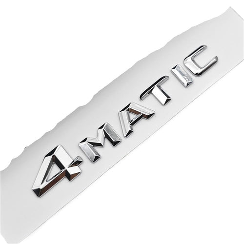 3D ABS 4MATIC Trunk Emblem Badge for Mercedes-Benz C E G S Class GLC GLS - AutoGearHub