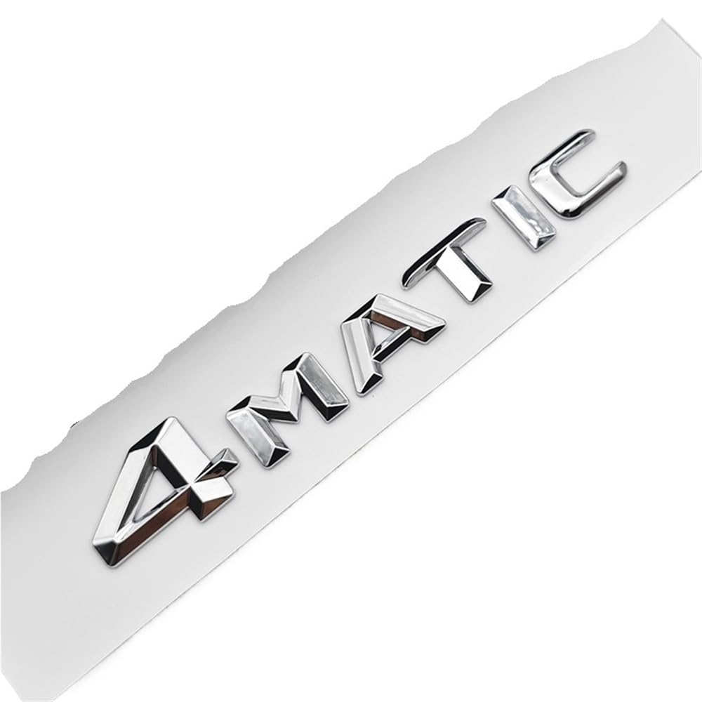 3D ABS 4MATIC Trunk Emblem Badge for Mercedes-Benz C E G S Class GLC GLS
