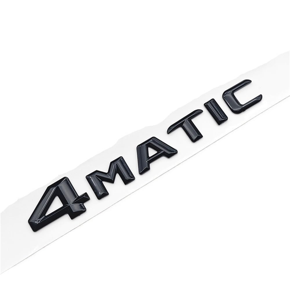 3D ABS 4MATIC Trunk Emblem Badge for Mercedes-Benz C E G S Class GLC GLS