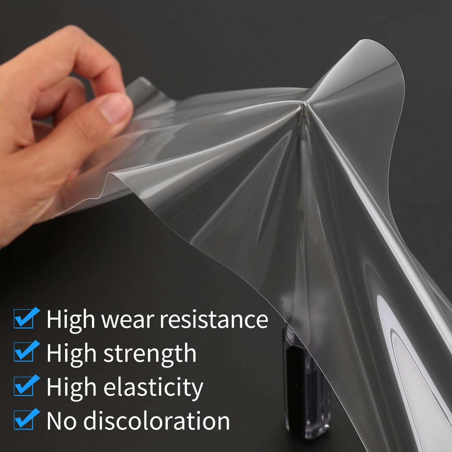 Clear TPU Headlight Protection Film for Toyota Corolla Cross 2022-2026 — Pre-Cut Invisible PPF, Anti-Yellowing 5-Piece Kit - Goecice