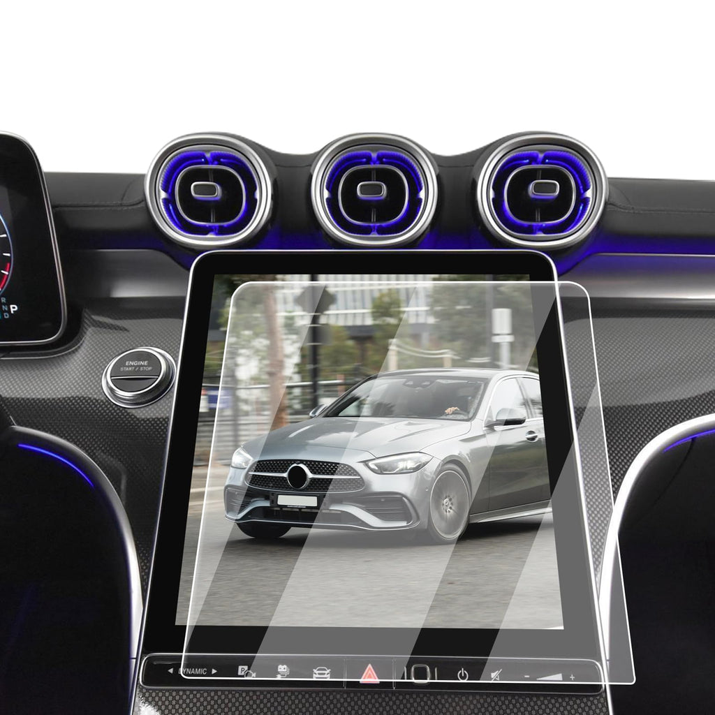 Mercedes C - Class 11.9 - Inch Navigation Tempered Glass Film For 2022 - 2026 Mercedes - Benz C 300/2023 - 2026 GLC 300 350e/AMG GLC C43 C63/2024 - 2026 CLE 300 450/AMG CLE 53/2023 - 2026 AMC C 43/C 63 Accessories - Goecice Store