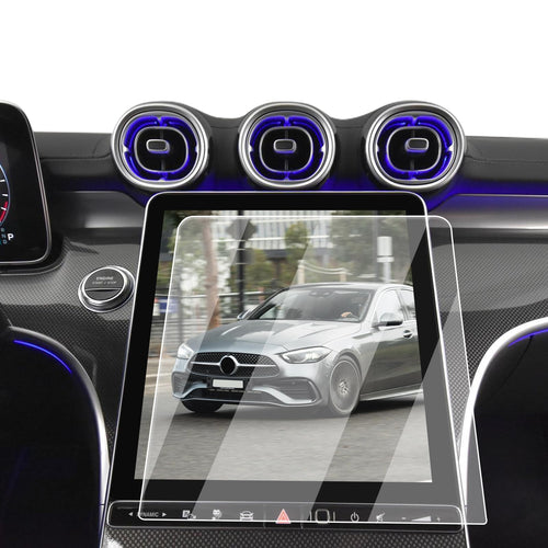 Mercedes C - Class 11.9 - Inch Navigation Tempered Glass Film For 2022 - 2026 Mercedes - Benz C 300/2023 - 2026 GLC 300 350e/AMG GLC C43 C63/2024 - 2026 CLE 300 450/AMG CLE 53/2023 - 2026 AMC C 43/C 63 Accessories - Goecice Store