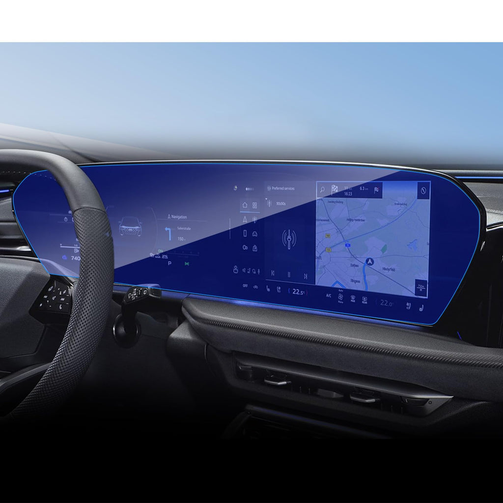 Screen Protector for 2025 2026 Audi Q5/SQ5 14.5 Inch+11.9 Inch Integrated Screen Tempered Glass for 2026 Audi Q5/SQ5 Sportback Nav Dash AIO Touch Screen Accessories 9H - Goecice Store