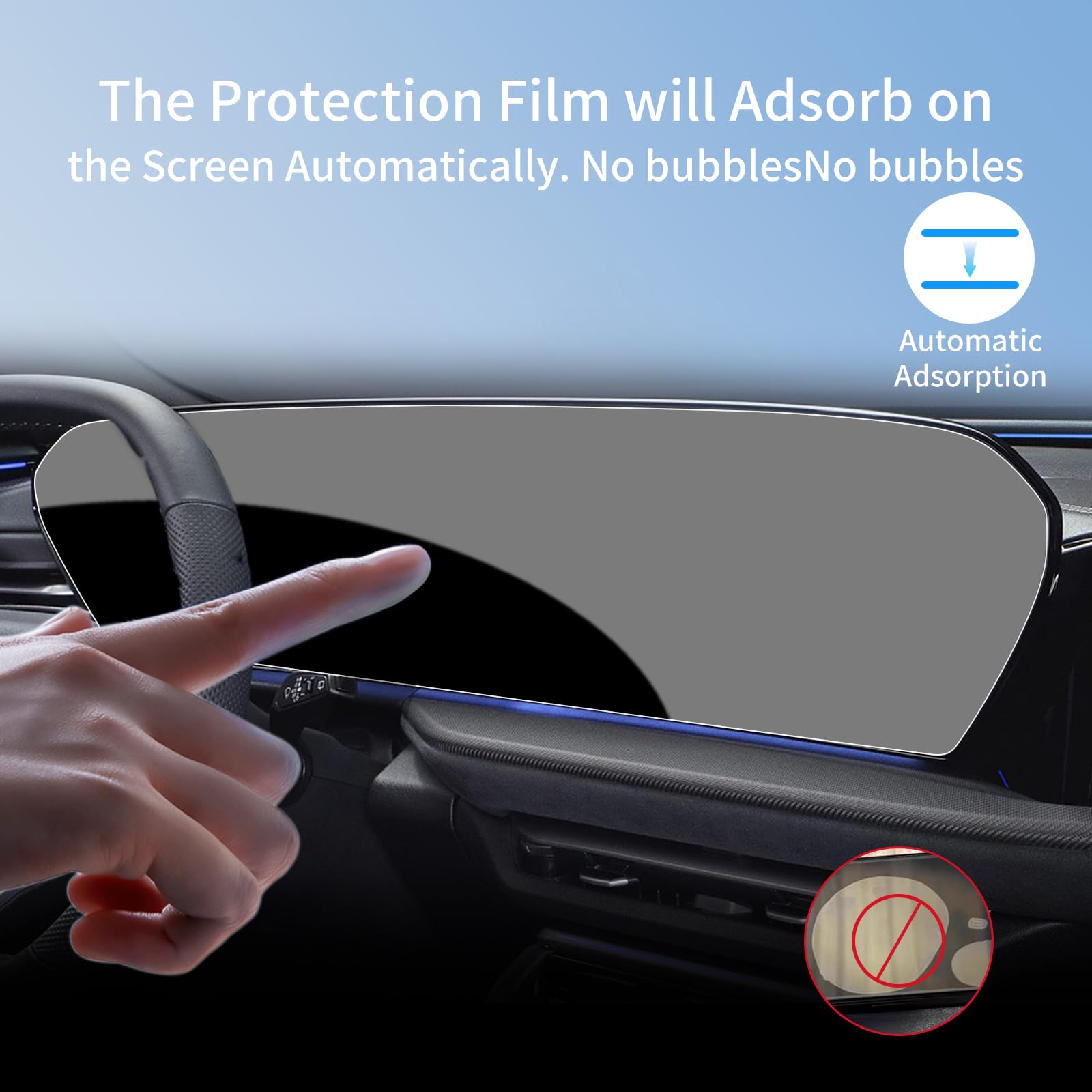 Screen Protector for 2025 2026 Audi Q5/SQ5 14.5 Inch+11.9 Inch Integrated Screen Tempered Glass for 2026 Audi Q5/SQ5 Sportback Nav Dash AIO Touch Screen Accessories 9H - Goecice Store