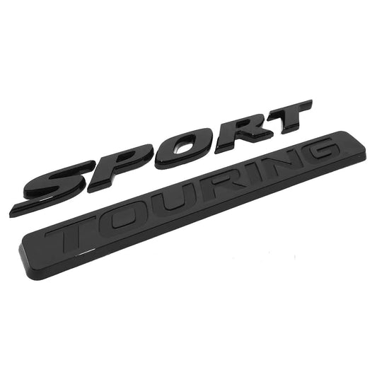Sport Touring Rear Trunk Letter Logo Badge Emblem Nameplate (2 pieces) - Goecice Store